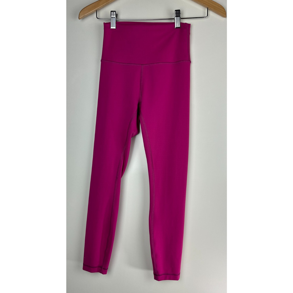 Lululemon Wunder Train High-Rise Tight 25" Ripened Raspberry Pink Women's Size 4 - Picture 14 of 16